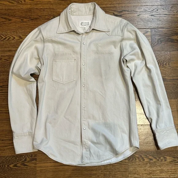 Maison Margiela White Denim Jacket